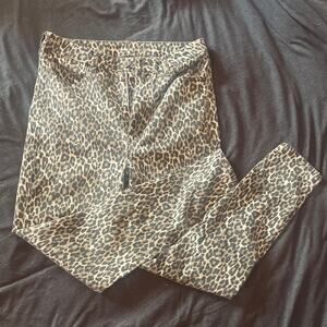 American Eagle Outfitters | Cheetah Print High Rise Stretch Skinny Jeggings | 12